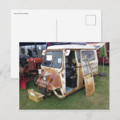 Rusted Enclosure Scooter Postkarte (Vorne/Hinten)