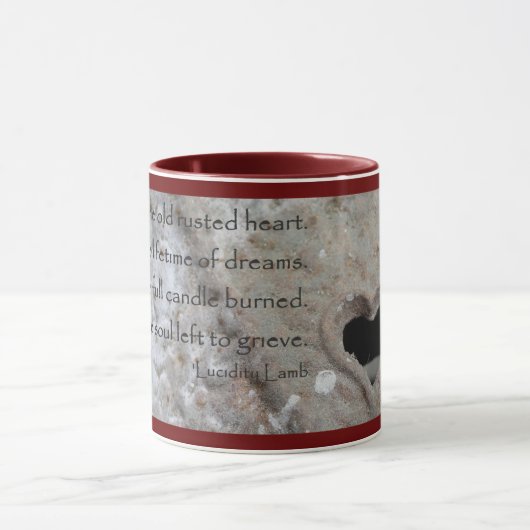 Rusted Heart Tasse (Zentrum)