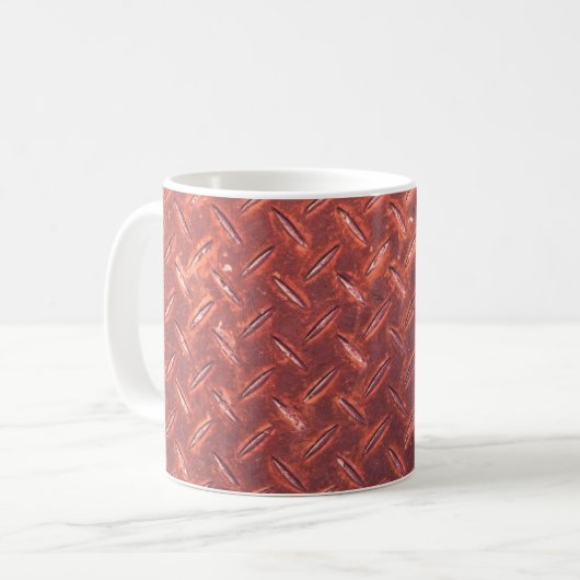 Rusted iron plate kaffeetasse (Vorderseite Links)