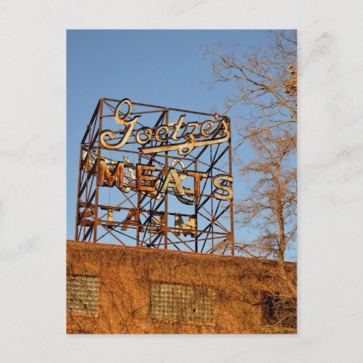 Rusted Meat Postkarte (Vorderseite)