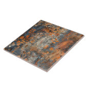 Rusted Metal Antique Floral Fliese (Seite)
