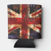 Rusted Patriotic United Kingdom Flag Can Cooler Dosenkühler (Rückseite)