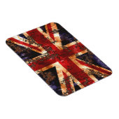 Rusted Patriotic United Kingdom Flag Magnet (Rechte Seite)
