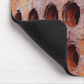 Rusted Perforated Metal Mat Mousepad (Ecke)