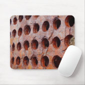 Rusted Perforated Metal Mat Mousepad (Mit Mouse)