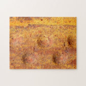 Rusted Riveted Metal Foto Puzzle mit Geschenkboxen (Horizontal)