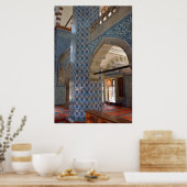 Rustem Pasha Moschee in Istanbul Poster (Küche)