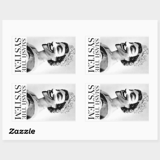 RÜSTEN DES SYSTEMS RECHTECKIGER AUFKLEBER (Blatt)