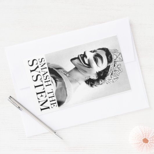 RÜSTEN DES SYSTEMS RECHTECKIGER AUFKLEBER (Umschlag)