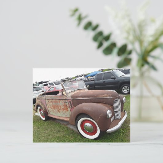 Rustenkraftwagen Postkarte (Stehend Vorderseite)