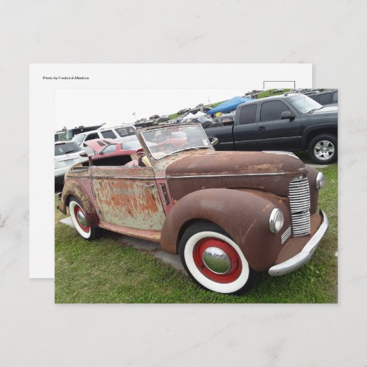 Rustenkraftwagen Postkarte (Vorne/Hinten)