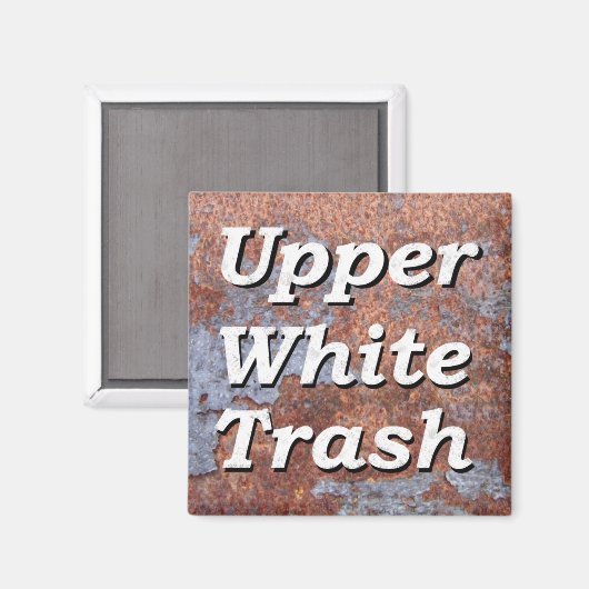 Rustenmagnet in oberer Weiß Magnet (Vorderseite/Rückseite)