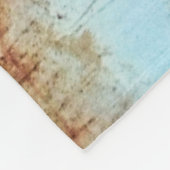 Rustetes Metall, texturierter Hintergrund. Fleecedecke (Ecke)
