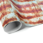 Rustetes Metall, texturierter Hintergrund. Geschenkpapier (Rolleneckpunkt)