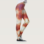 Rustetes Metall, texturierter Hintergrund. Leggings (Rechts)
