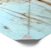 Rustetes Metall, texturierter Hintergrund. Poster (Ecke)
