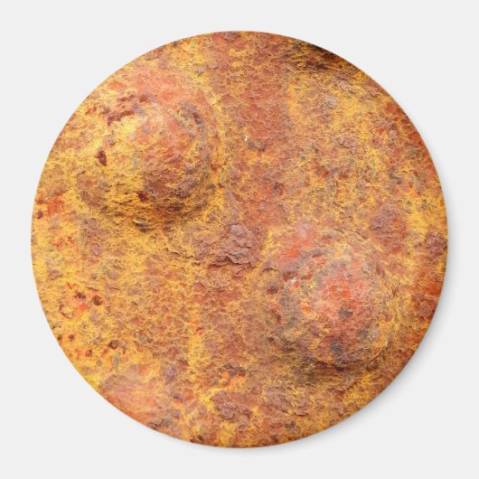 Rustgepresstes, großflächiges Rundmagazin Magnet (Vorne)