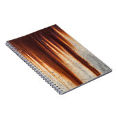 Rustgezogene Grunge Wand: Texturierte Saging Notizblock (Rechte Seite)