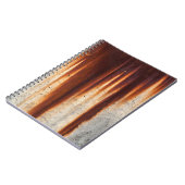 Rustgezogene Grunge Wand: Texturierte Saging Notizblock (Linke Seite)