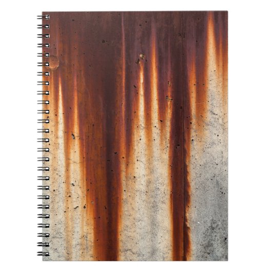 Rustgezogene Grunge Wand: Texturierte Saging Notizblock (Vorderseite)