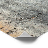 Rustgezogene Grunge Wand: Texturierte Saging Poster (Ecke)