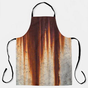 Rustgezogene Grunge Wand: Texturierte Saging Schürze