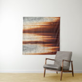 Rustgezogene Grunge Wand: Texturierte Saging Wandteppich (Beispiel (Horizontal))