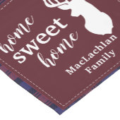 Rusti Kariert Tartan Christmas Clan MacLachlan Kurzer Tischläufer (Ecke)