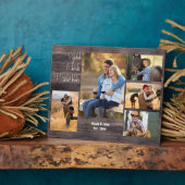 Rustic 5 Foto Collage Sie sind die One Wood Fotoplatte (Seite)