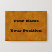 Rustic Abstract Modern Contemporary Geometric Art Button (Vorderseite)