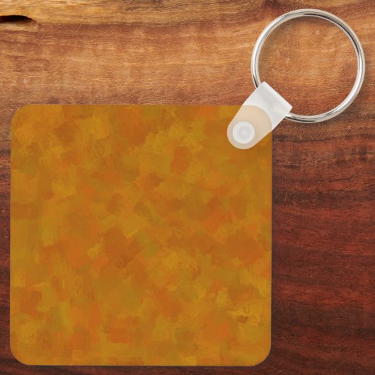 Rustic Abstract Modern Contemporary Geometric Art Schlüsselanhänger (Rückseite)