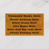 Rustic Abstract Modern Contemporary Geometric Art Visitenkarte (Rückseite)