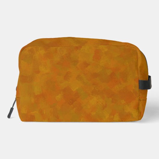 Rustic Abstract Modern Contemporary Geometric Art Waschbeutel (Rückseite)