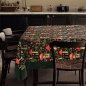 Rustic Aesthetic Tablecloth Mushrooms & Ferns Tischdecke