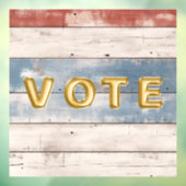 Rustic Americana Wood Plank  Fensteraufkleber (Blatt 3)