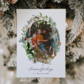 Rustic Antler Weihnachtskarten Einladungen