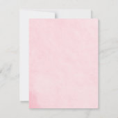 Rustic Apple Details Card – Red Apple Watercolor Mitteilungskarte (Rückseite)