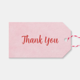 Rustic Apple Shower Favor Tags – Red Watercolor Geschenkanhänger