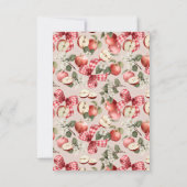 Rustic Apple Vielen Dank, dass Sie eine flache Not Dankeskarte (Rückseite)