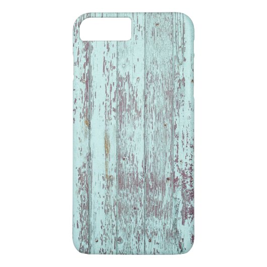 Rustic Aqua Barn Wood Case-Mate iPhone Hülle (Rückseite)