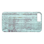 Rustic Aqua Barn Wood Case-Mate iPhone Hülle (Rückseite (Horizontal))