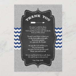 Rustic Arrow Baby Shower Vielen Dank für Ihr Gedic Einladung