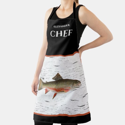 Rustic Aspen Bark Foreut Fischer Lake House Schürz Schürze (InSitu)