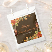 Rustic Autumn Fall Leaves Thanksgiving Party Geschenktütchen (Ausgeschnitten)