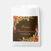 Rustic Autumn Fall Leaves Thanksgiving Party Geschenktütchen (Vorderseite)
