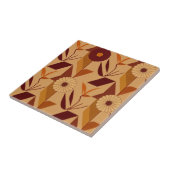 Rustic Autumn Floral Geometric Pattern (4) Fliese (Seite)
