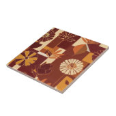 Rustic Autumn Floral Geometric Pattern (6) Fliese (Seite)