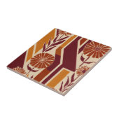Rustic Autumn Floral Geometric Pattern (9) Fliese (Seite)