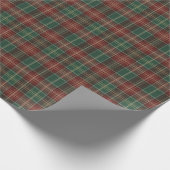 Rustic Autumn Plaid Geschenkpapier (Ecke)