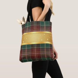 Rustic Autumn Plaid Tasche